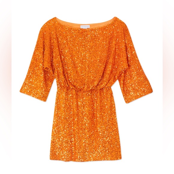 NWT Never Fully Dressed Sequin Tilly Off The Shoulder Long Sleeve Mini Dress - Picture 2 of 14